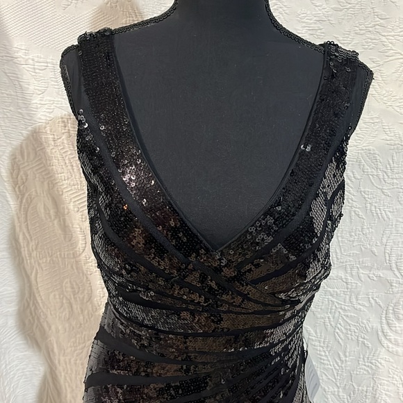 JS Collections sequin and mesh dress, size 8, NWOT - Picture 2 of 16